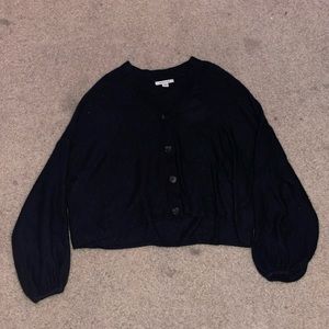 american eagle cropped cardigan